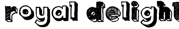 Royal Delight font preview